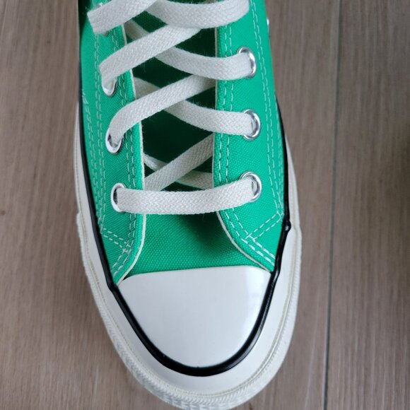 ⭐Converse Chuck Taylor All Star Hi Canvas Sz 5.5 Men Shoes Sneaker Green A08613F - Picture 9 of 10